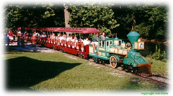 Train at Idlewild Park